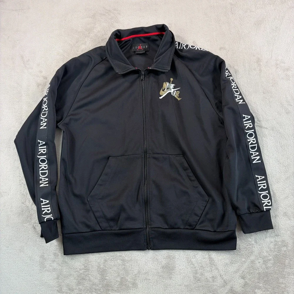 Nike Jordan Jumpman Logo Classics Tricot Warm-Up Jacket & Jogger Pants Men Large